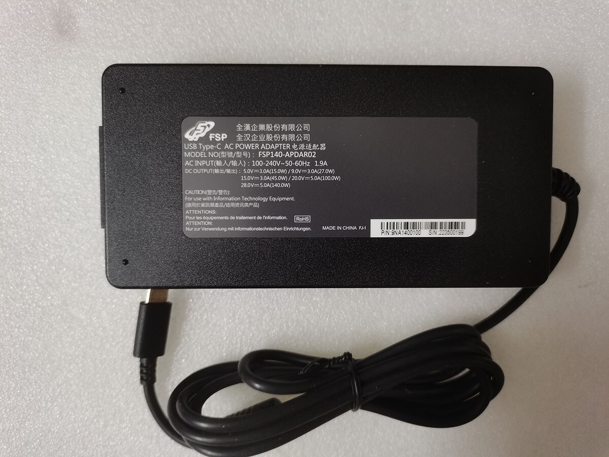 140W FSP140-APDAR02 For MSI Stealth 18 AI Studio A1V A1VHG RTX4080 FSP 28V5A OEM