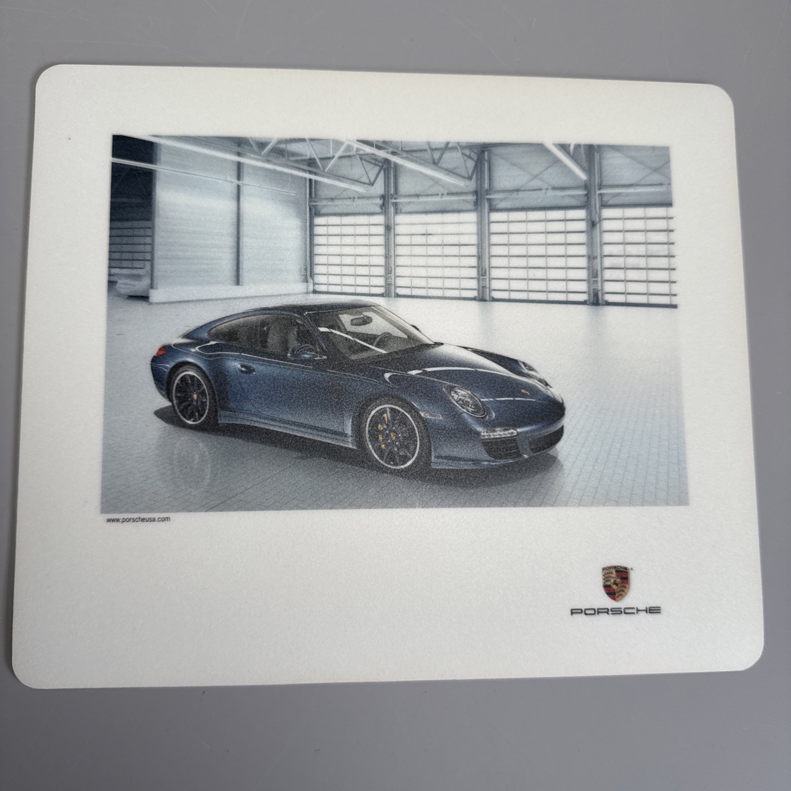Genuine Porsche 911 Carrera Mouse Pad Blue 9.5x8” Computer Desk Car Gift USA
