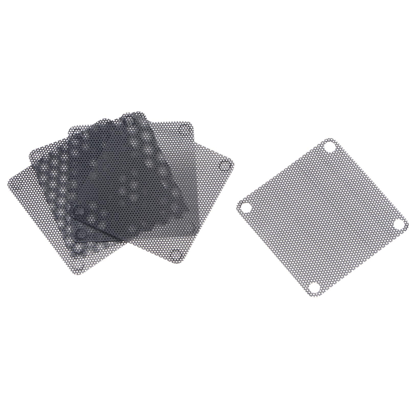 5Pcs PC Dust Fan Screen with Screws for Cooling Dustproof Case Cover 60mm