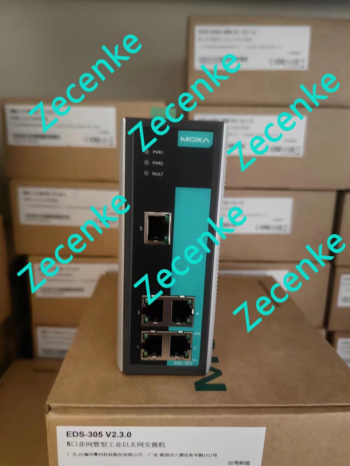 ⭐1pc MOXA Original EDS-305-T 5-Port 100 Mbps Switch