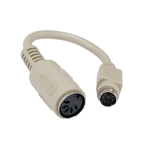 [10X] 6" MDIN 6 6Pin Male to DIN5 5Pin Female Adapter PS/2 Keyboard PC Computer