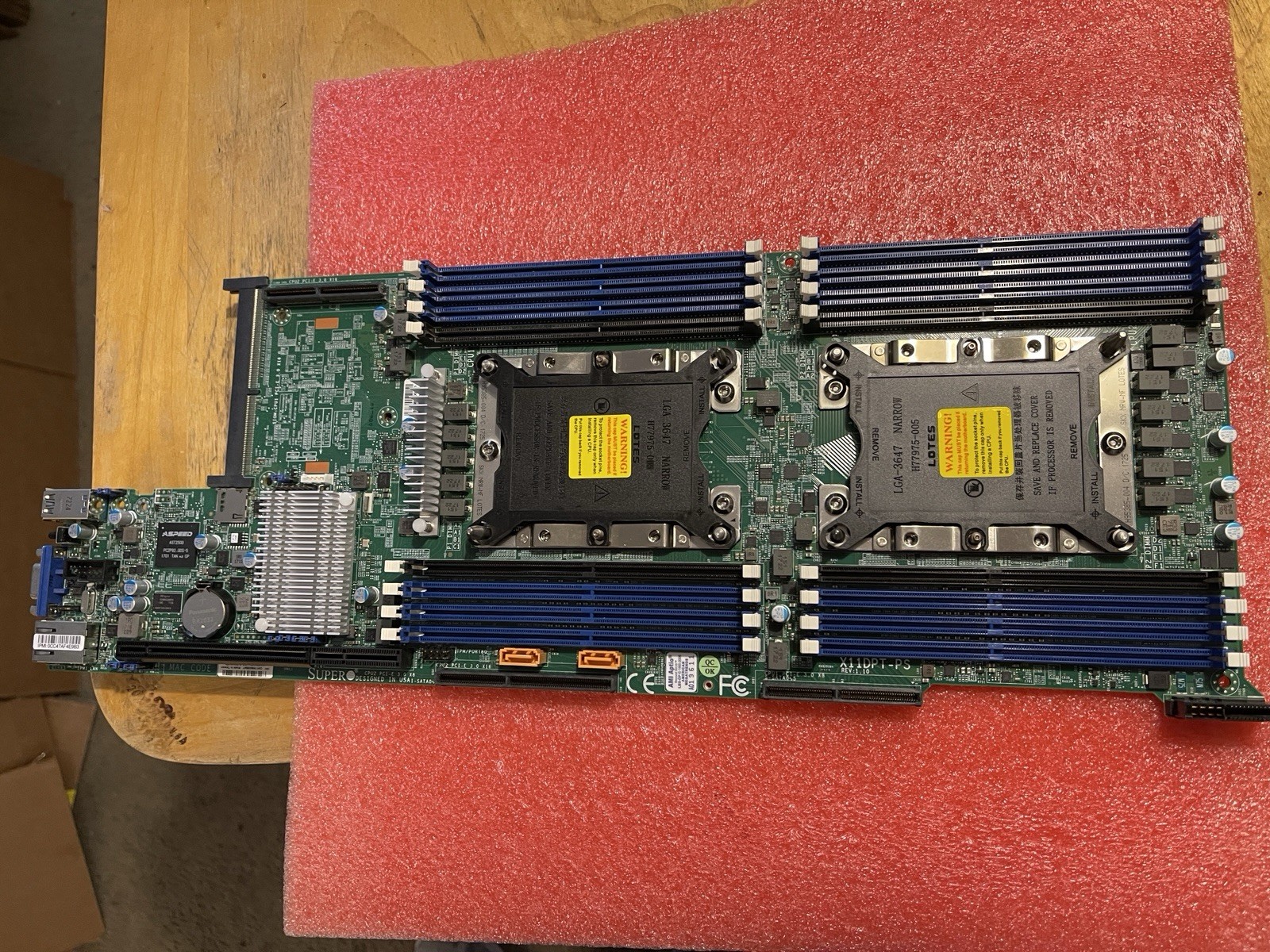 NEW SUPERMICRO X11DPT-PS DUAL CPU XEON SCAL X11 NODE MOTHERBOARD REV 1.10 SUPER