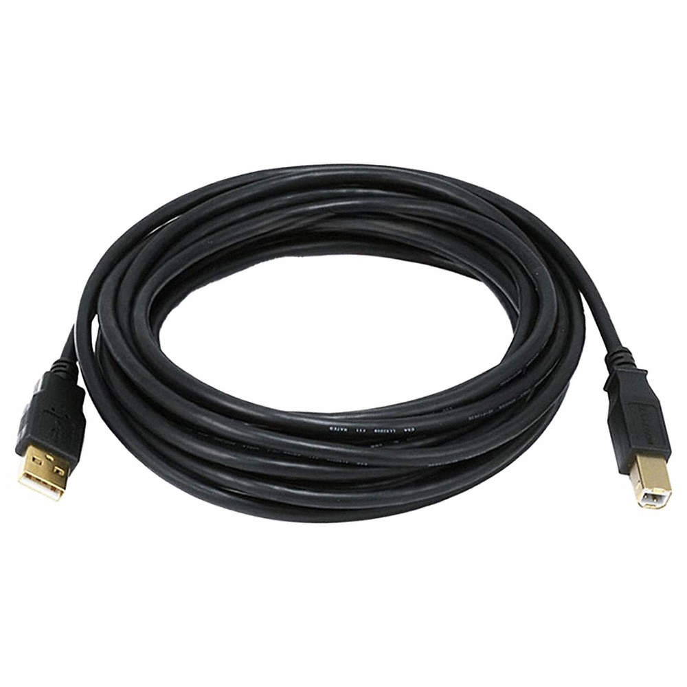 MONOPRICE 5440 Standard USB Cable,Black,15ft L 5XFW0