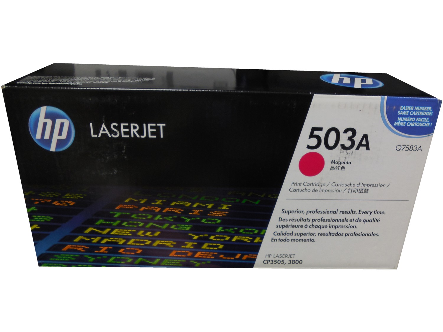 HP Q7583A (503A) Hewlett Packard Magenta Toner Cartridge Genuine OEM Original