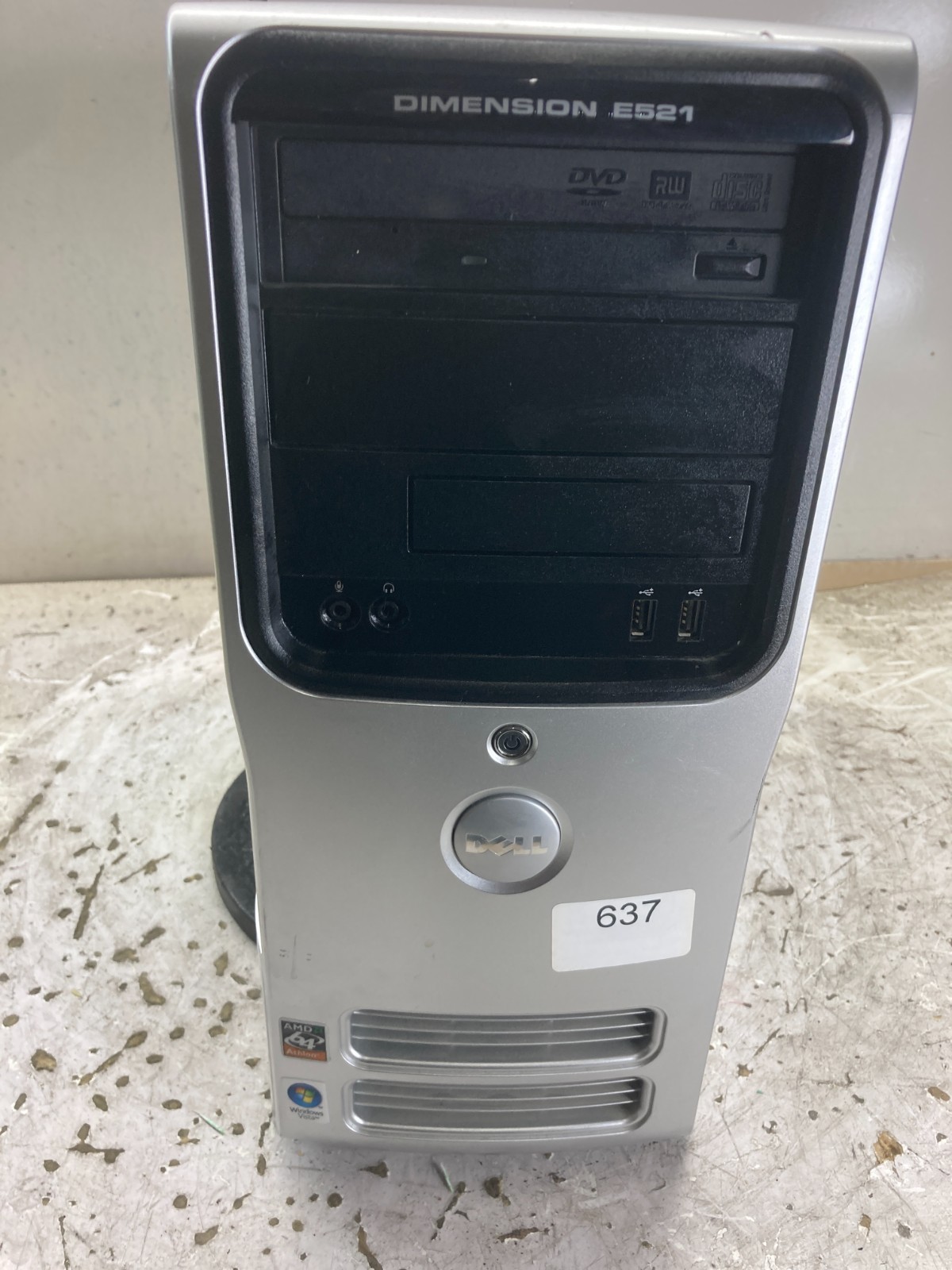 Dell Dimension E521 AMD Athlon 64 3800+ 2.40GHz 2GB NO HDD