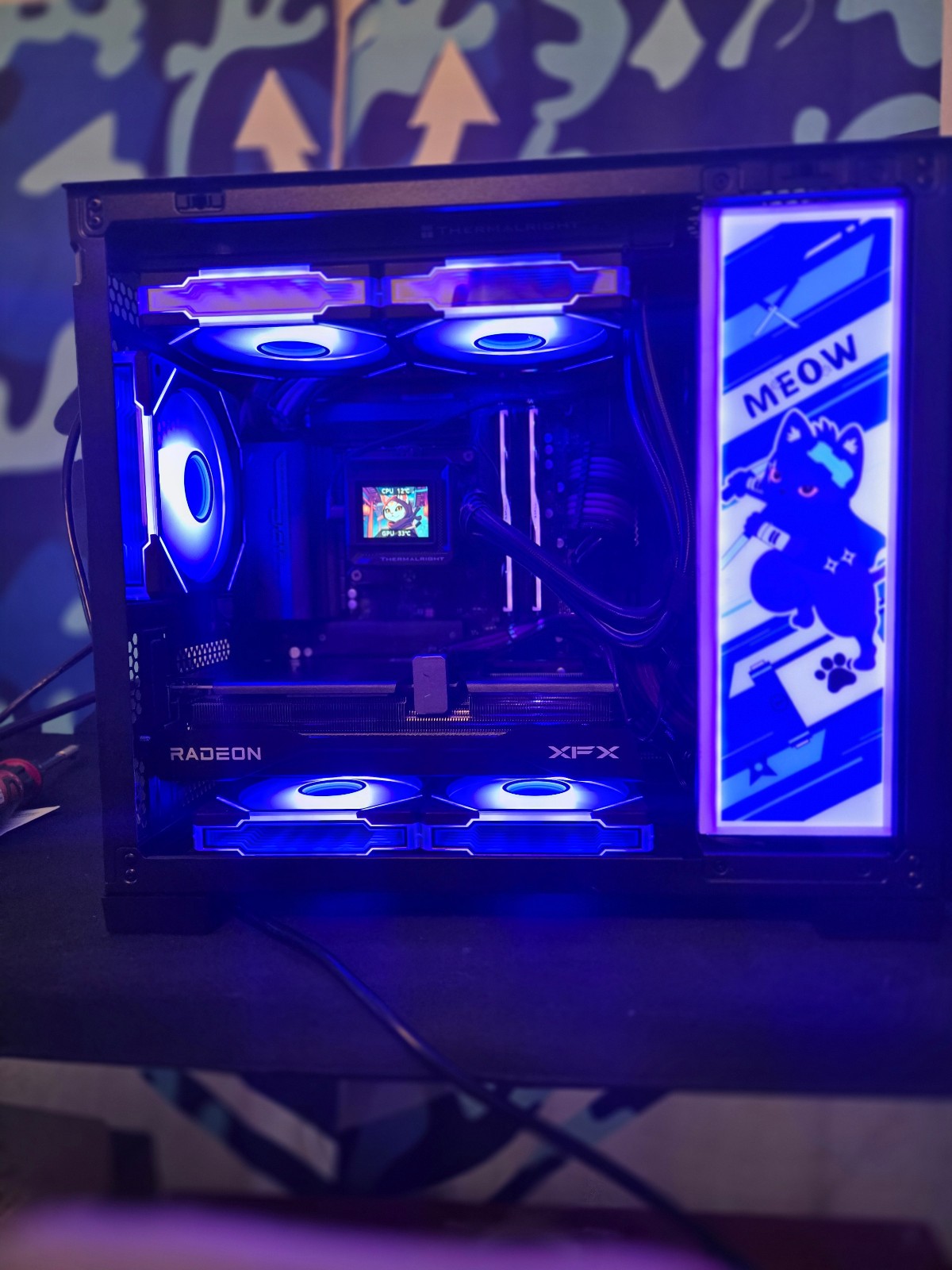 Custom Gaming PC Intel 13600K 32Gb DDR5 6000 RX 9060XT 8gb