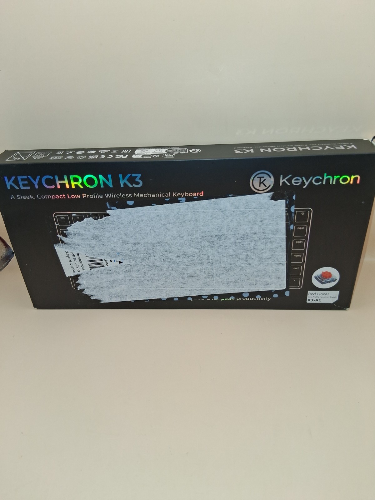 Keychron K3 Version 1 Red Linear Low Profile Switch  K3-A1