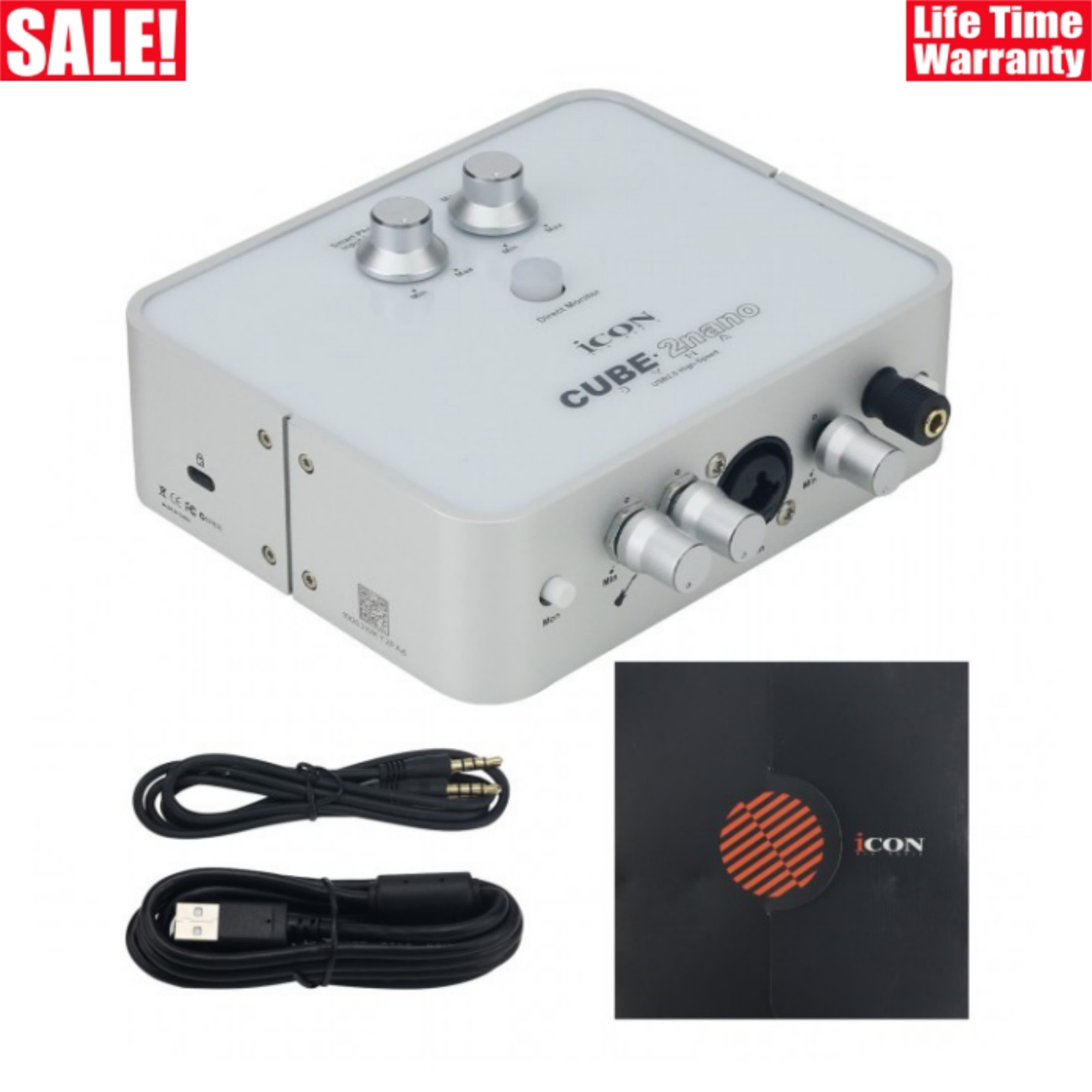 CUBE 2Nano Dyna External Sound Card Live Sound Card PC Cellphone Gadget for iCON