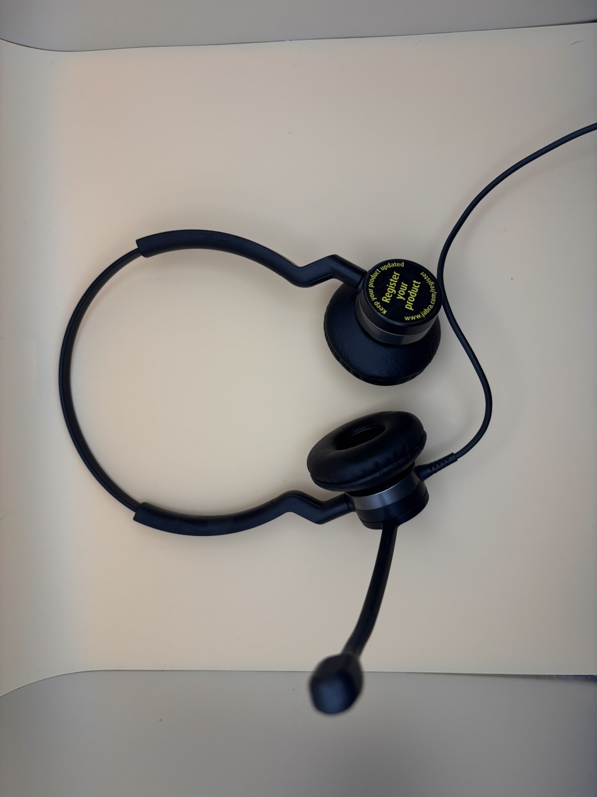 Jabra Biz 2300 headset USB Mono Chat PC w/ Link 230 Cable - No Box