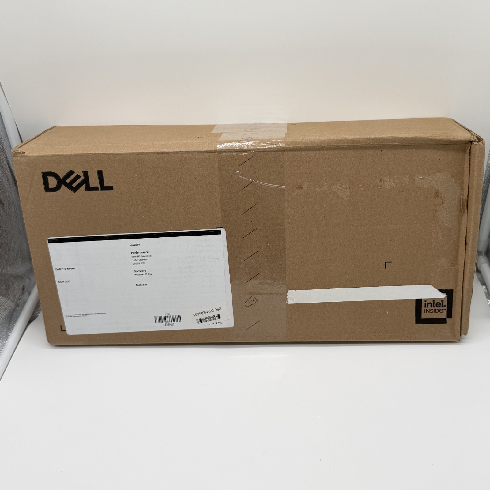 New Dell Pro Micro QCM1250 i5-14500T 1.7GHz 16GB Ram 256GB SSD W11