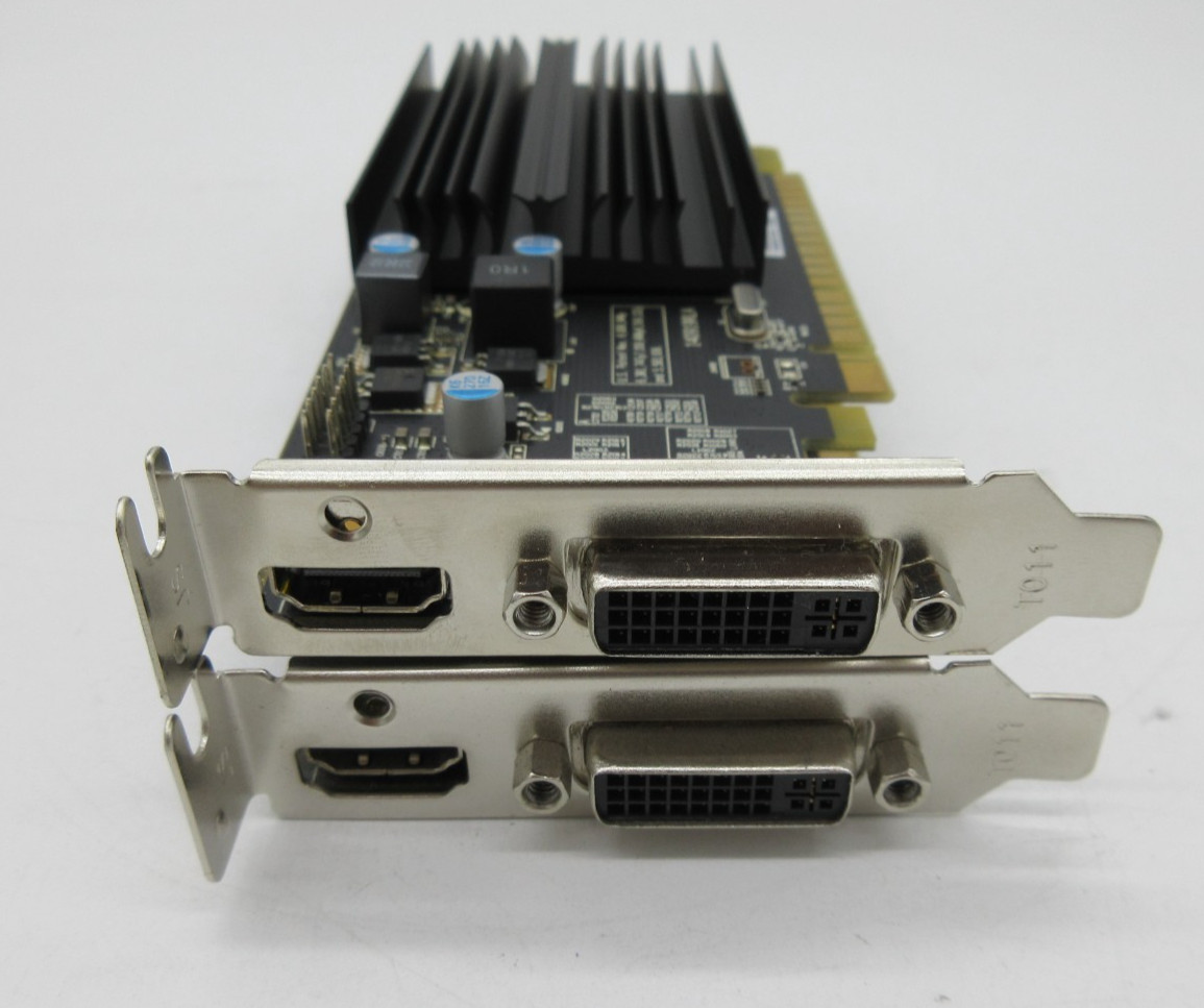 LOT OF 2 XFX AMD Radeon HD 5450 1GB DDR3 Graphics Card HD-545X-ZQ