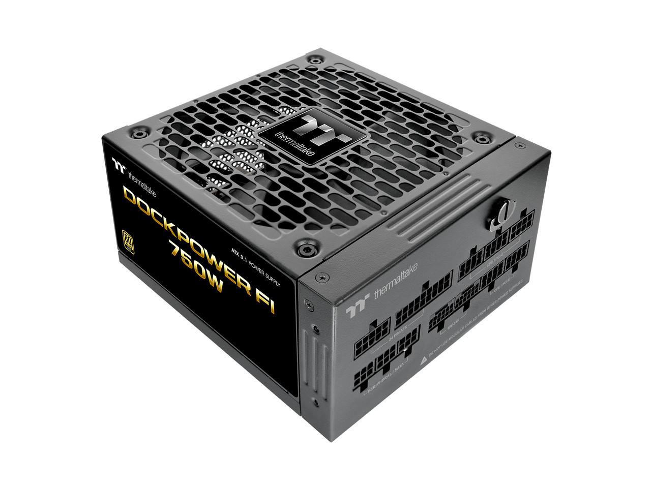 Thermaltake Dockpower FI 750W; ATX 3.1; Native PCIe 5.1 12V-2X6; Modular; Etched