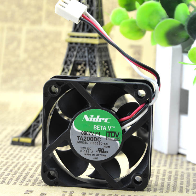 NIDEC TA200DC H35520-58 12V 0.024A 5CM 5015 3pin