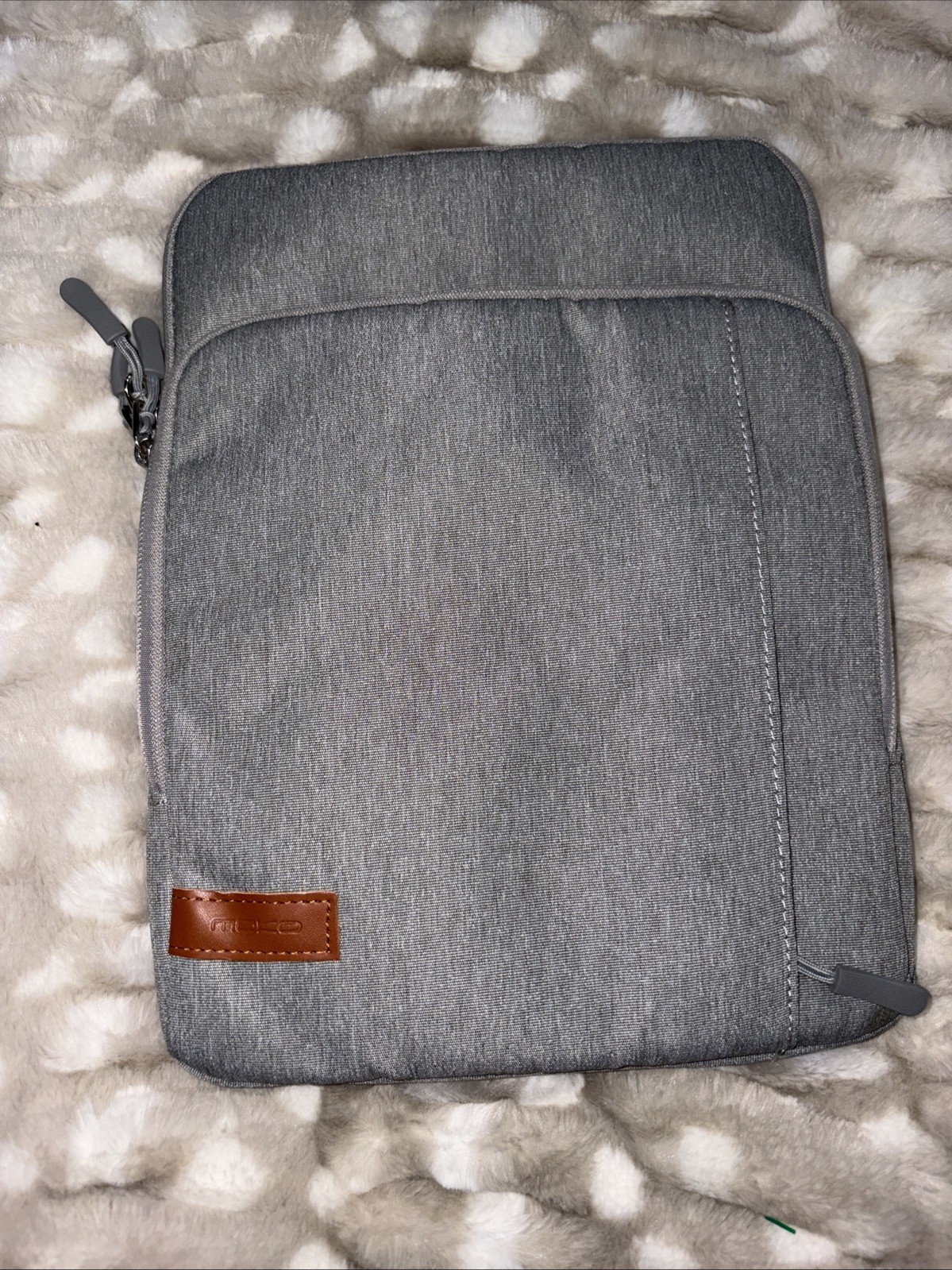 MoKo 9-11 Inch Tablet Sleeve Bag Carrying Case Fits Space Gray Multiple Pockets