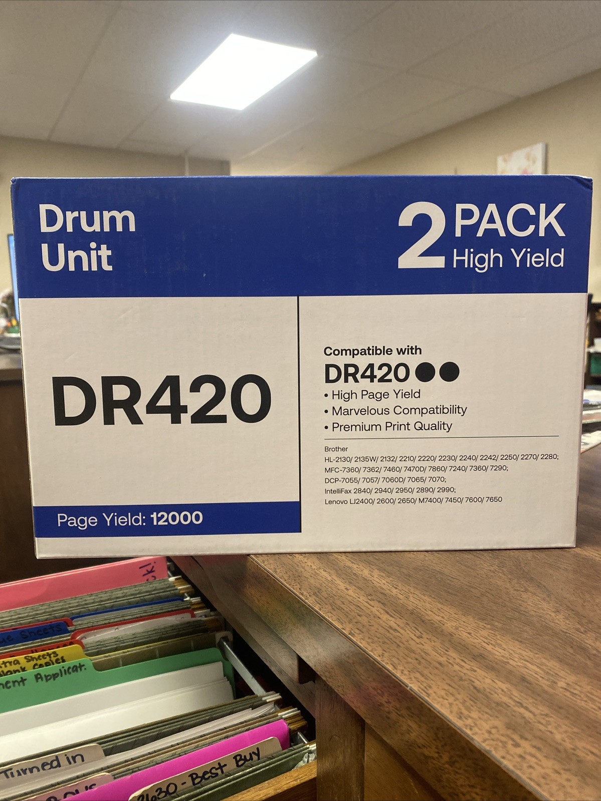 DR420 Drum Unit 2 Pack High Yield