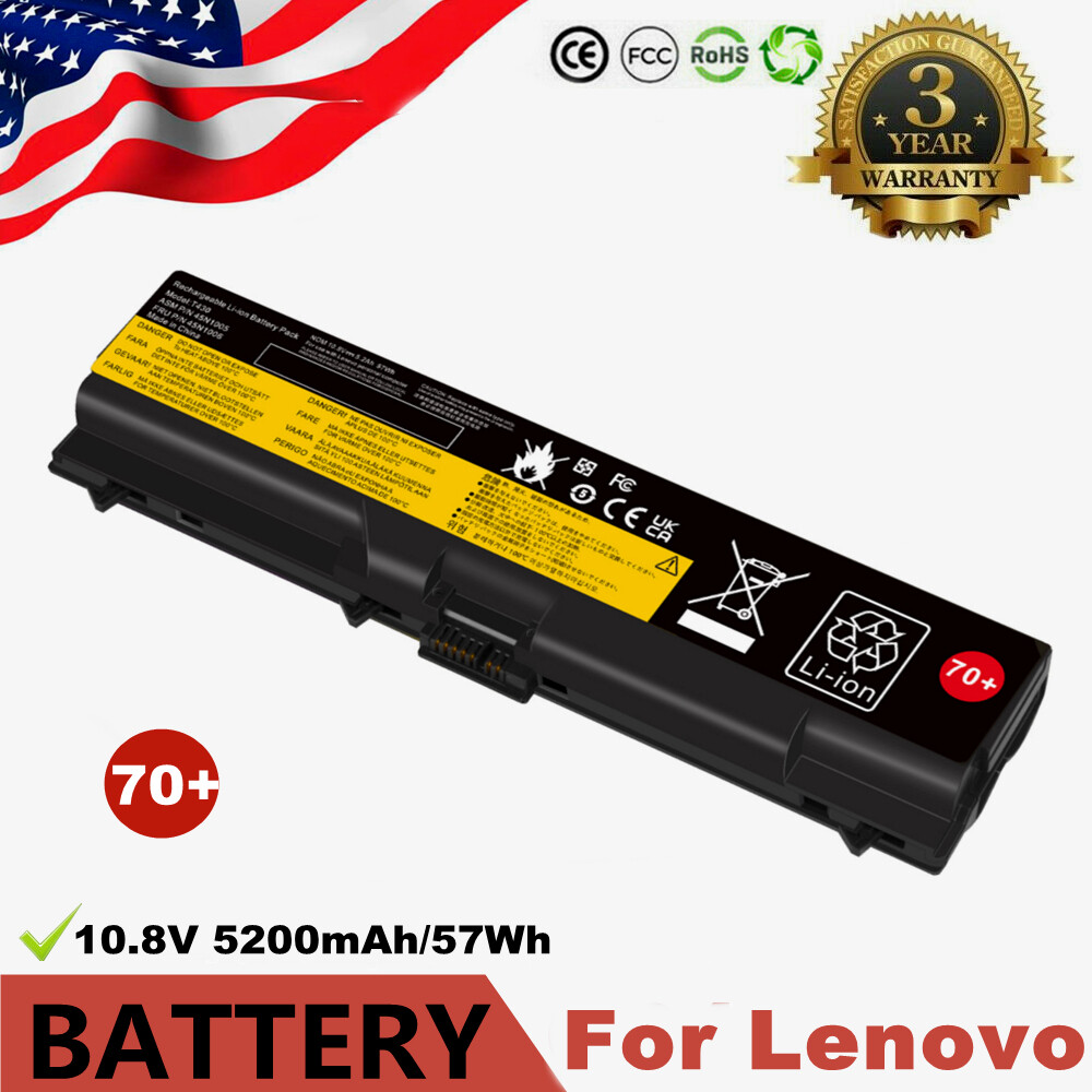Genuine 70+ 45N1001 Battery For Lenovo Thinkpad T410 T420 T430 T510 W530 L430