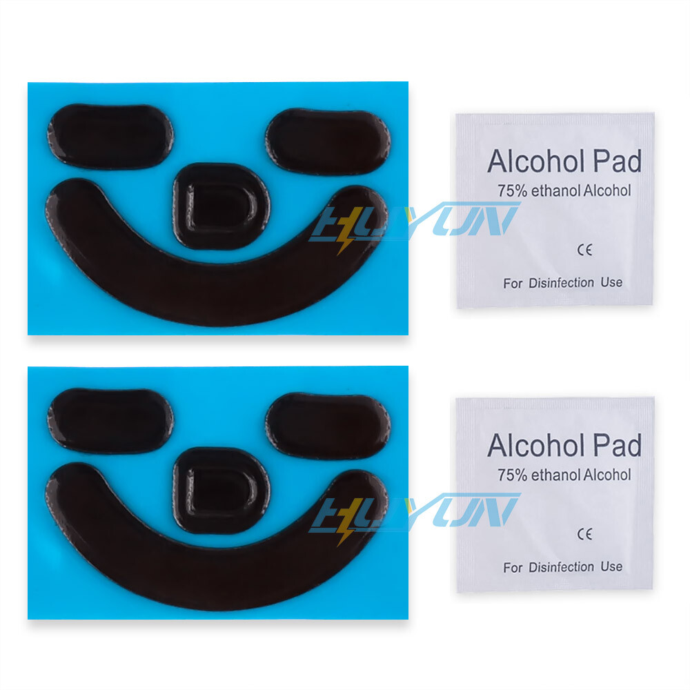 2 Sets Rounded Edges Curved Mouse Feet Mouse Skate For Razer Viper V2 Pro mouse