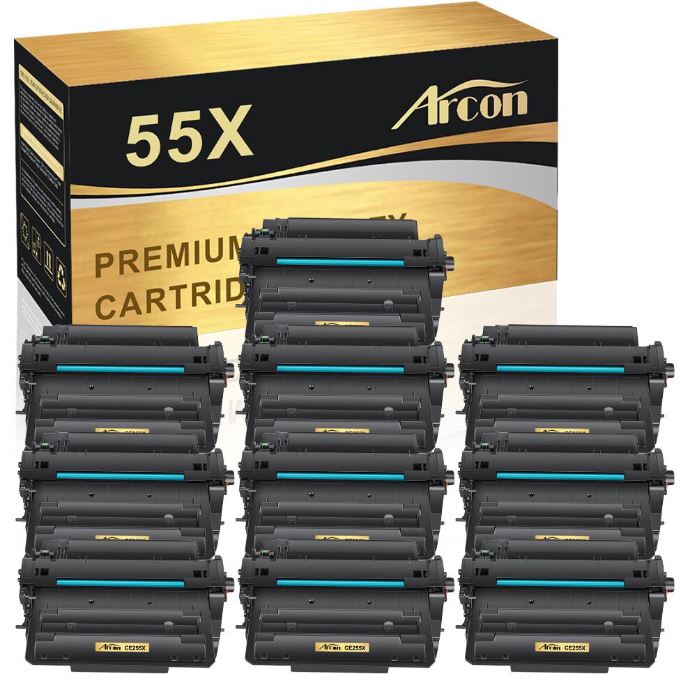 CE255X 55X High Yield Toner Cartridge Fit For HP LaserJet P3010 P3015 P3015d LOT