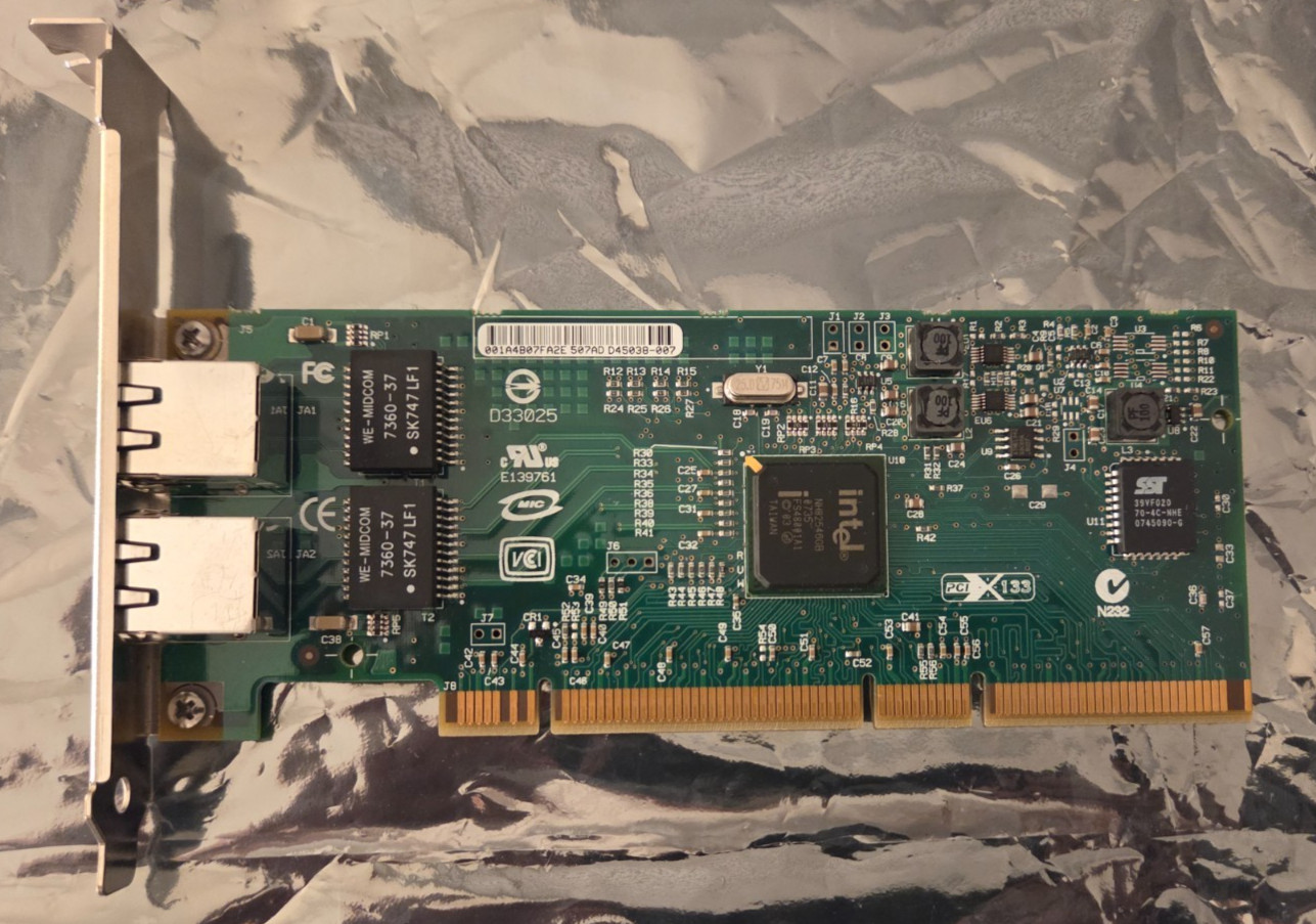 A7012-60601 HP DUAL PCI-X 1000/100/10 ETHERNET