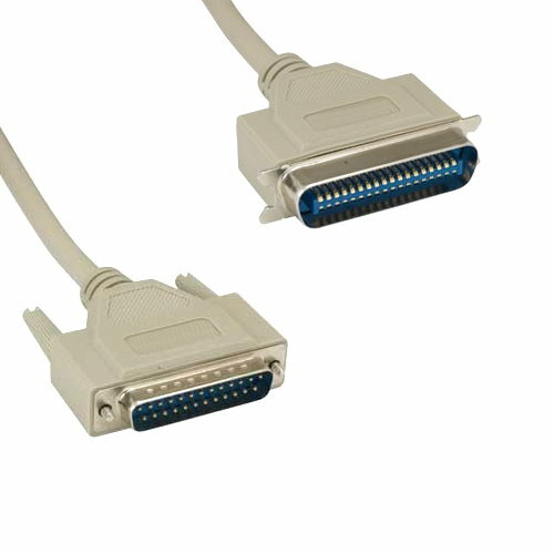 KNTK 15ft DB25 to CN36 Cable RS-232 Centronic Parallel Printer Scanner Data