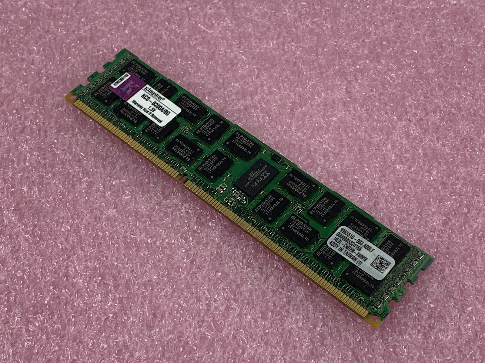 Kingston 8GB 240-Pin DDR3 SDRAM DDR3 1333 (PC3 10600) KCS-B200A/8G
