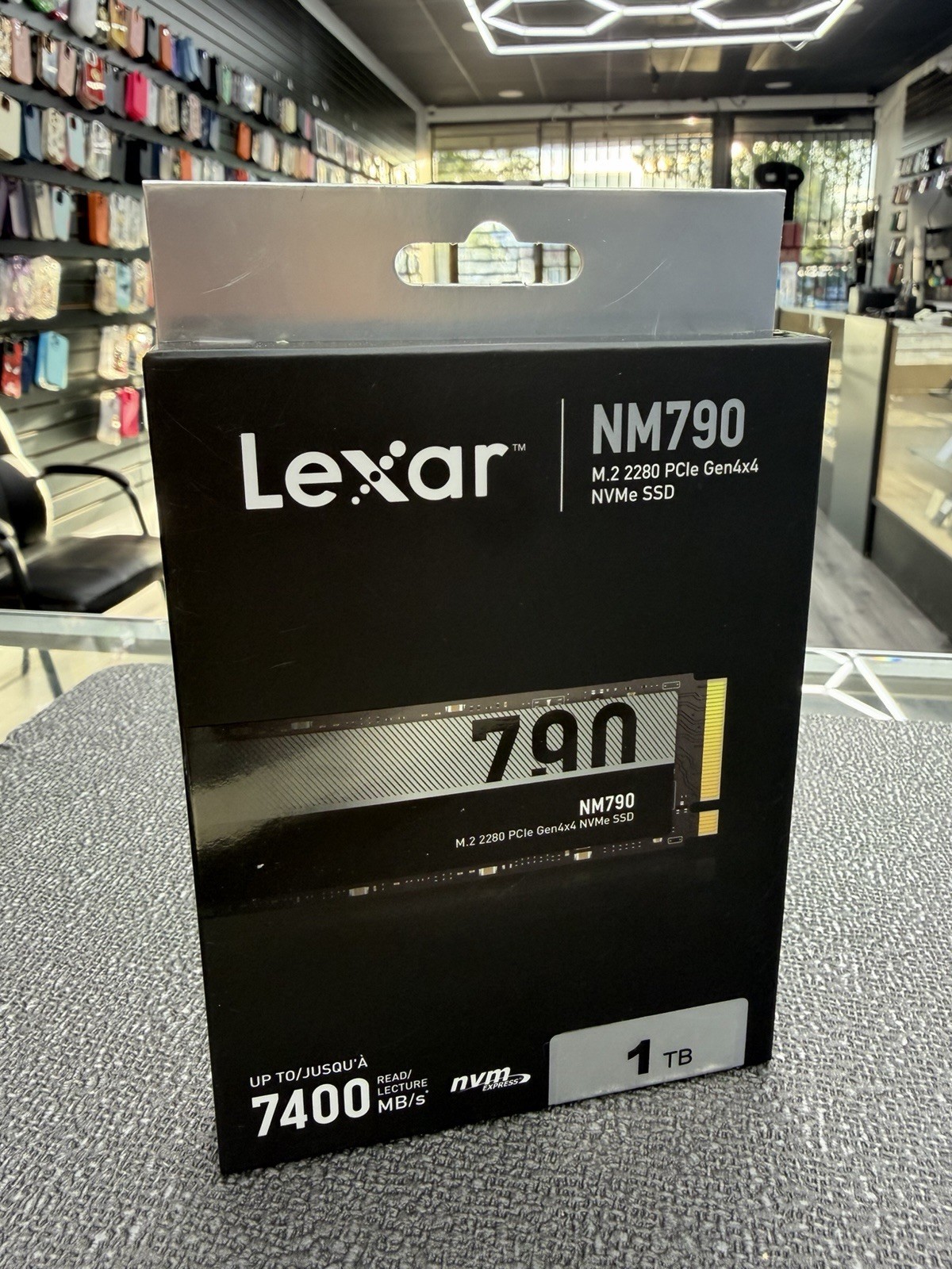 Lexar - 1TB NM790 M.2 2280 PCle Gen4 NVMe SSD, Compatible with PS5, laptops, ...