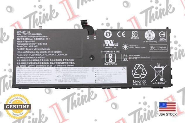 100% NEW Genuine Lenovo x1 Tablet Gen 3 battery 4 cell - 01AV454, 5B10W13919