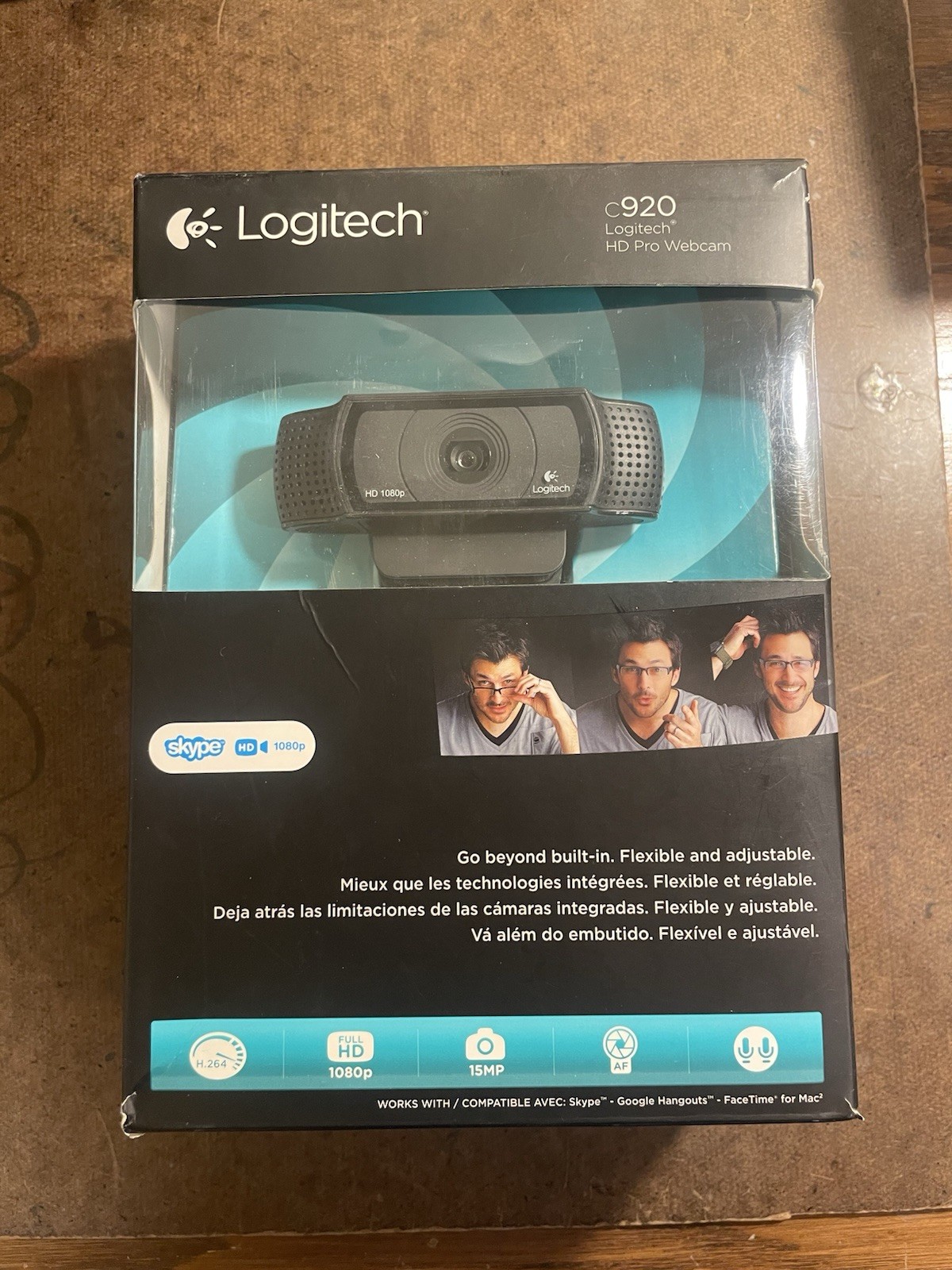 Logitech C920 HD Pro Webcam 1080p Autofocus Stereo Microphone New Open Box