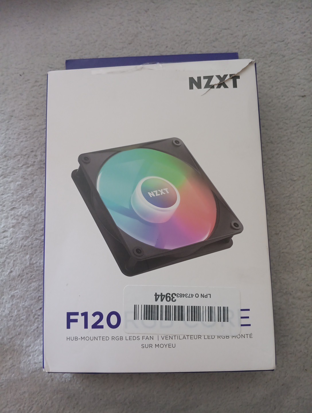 NZXT F120 RGB CORE BLACK 1 PACK 120mm / Express