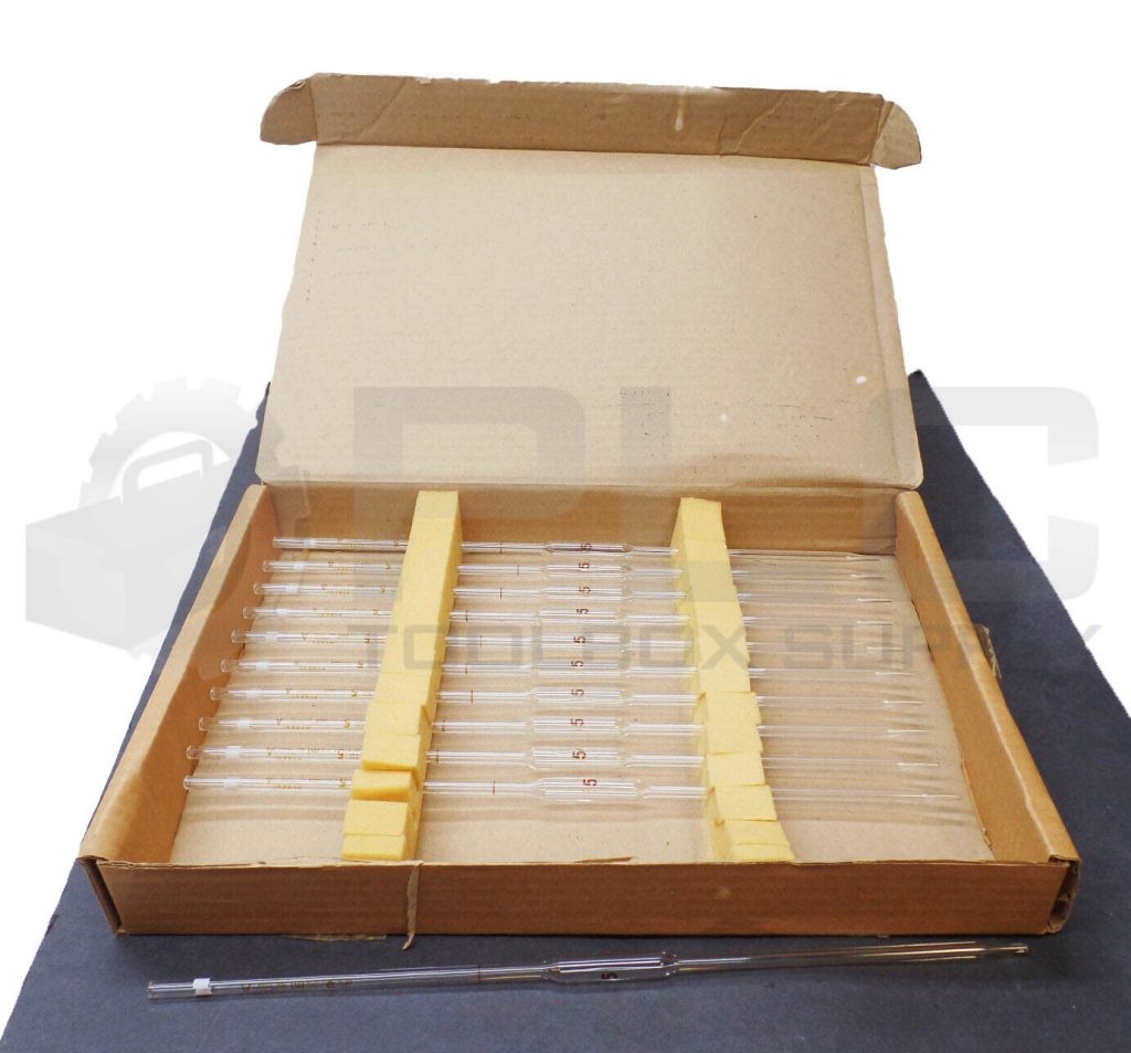 NEW BOX OF 11 PYREX 7100-5 PIPET 5ML 7100