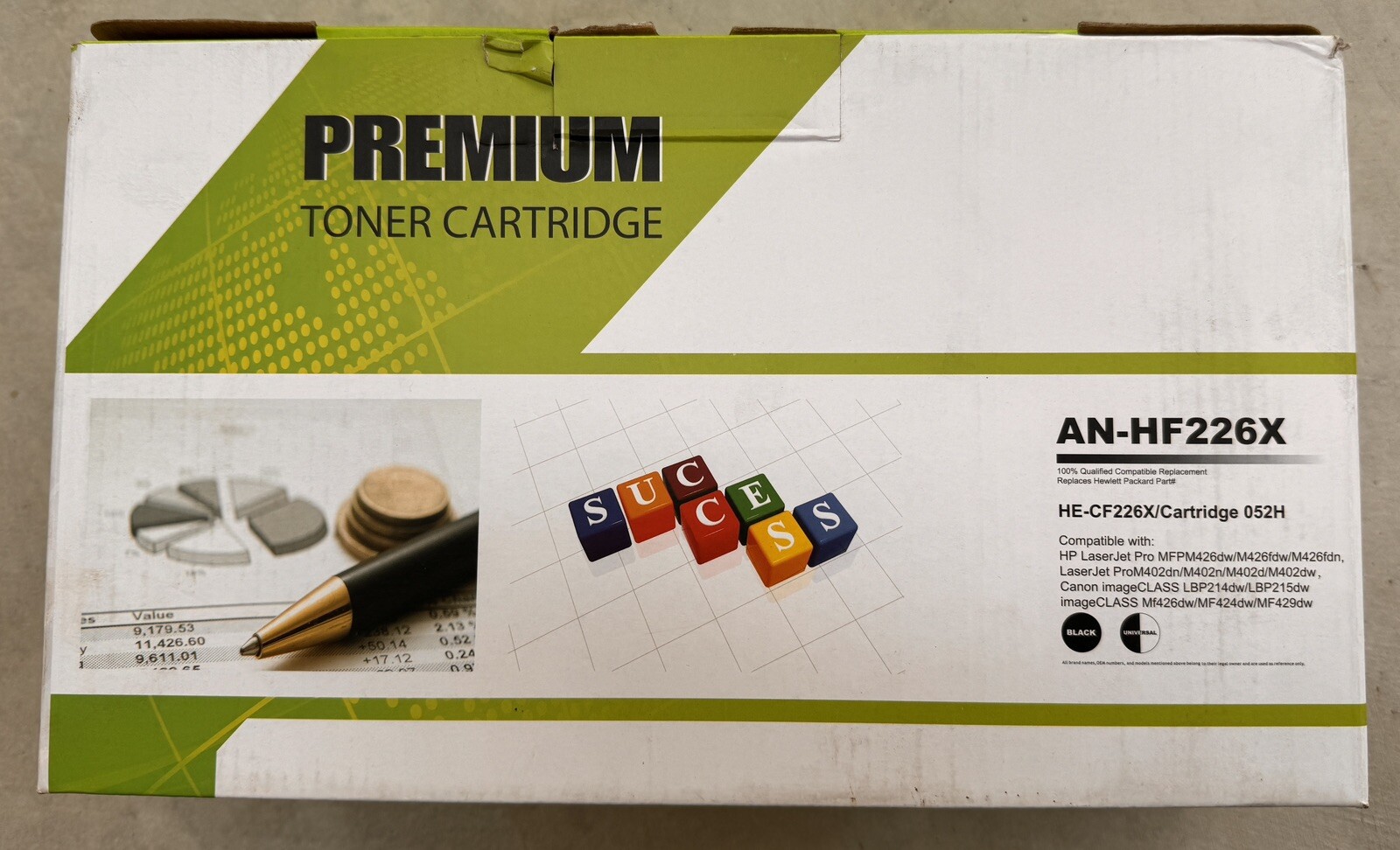 Premium Compatible w/CF 26X Black Toner Cartridge - CF226X