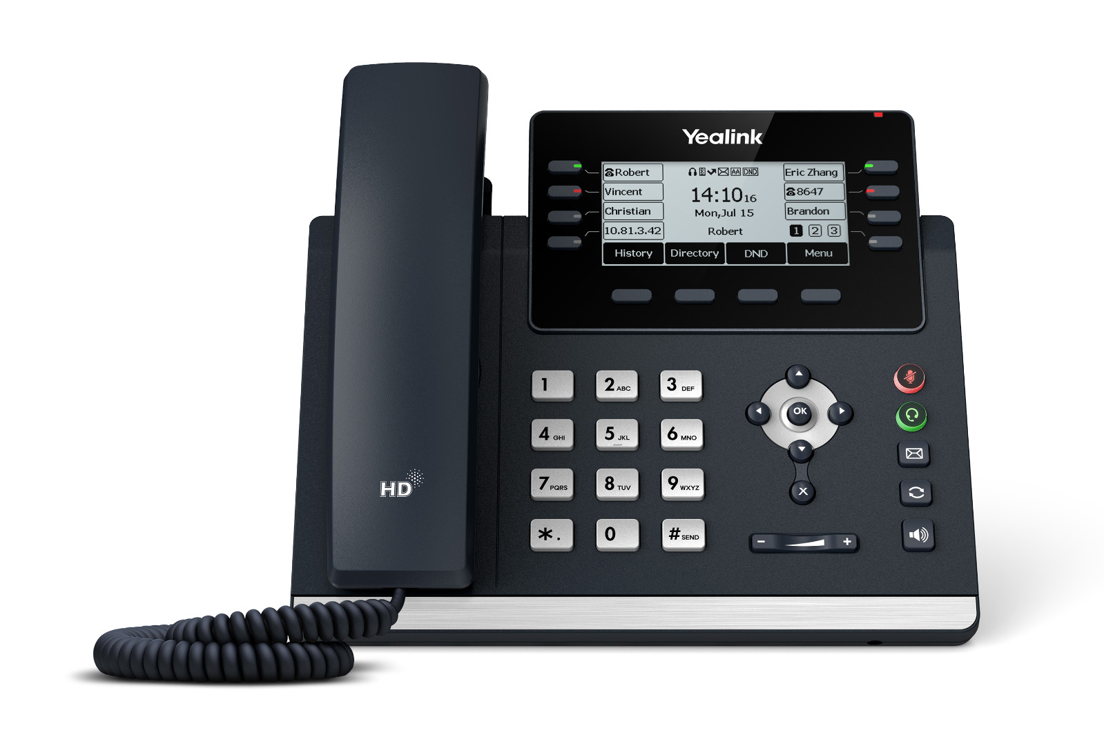 Yealink T43U ULTRA-ELEGANT GIGABIT IP Phone (LOT OF 5) **NEW IN BOX**
