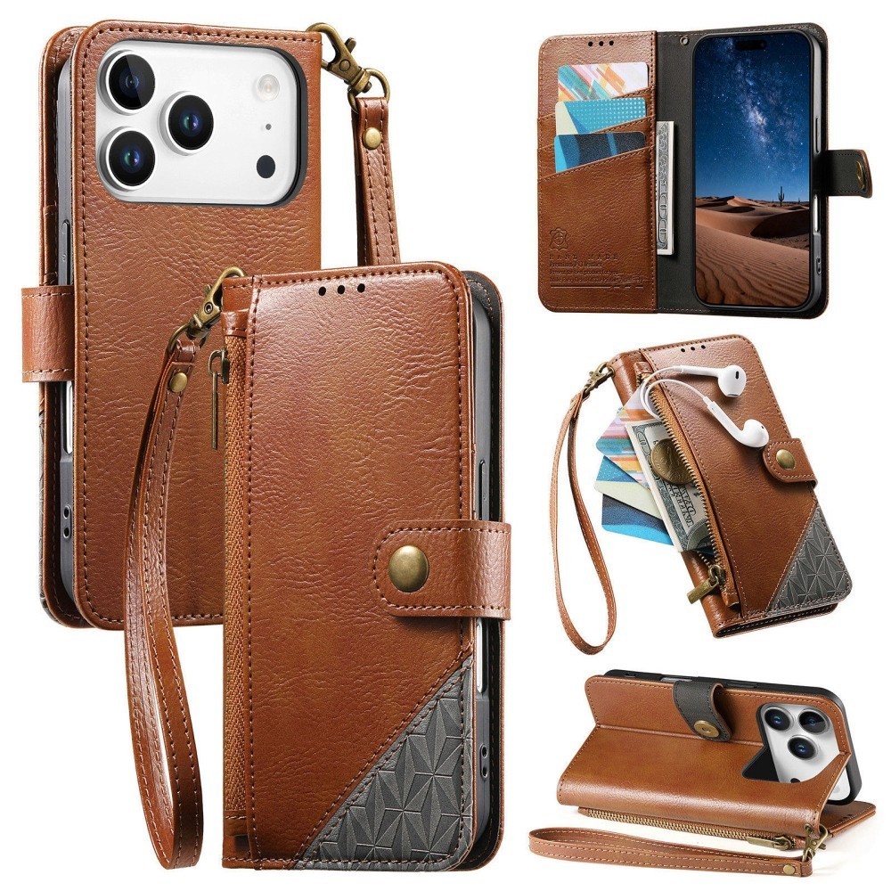 Splice Leather Wallet Cover Case For Xiaomi 17T 15T Pro Redmi 13 Note 13 15 14