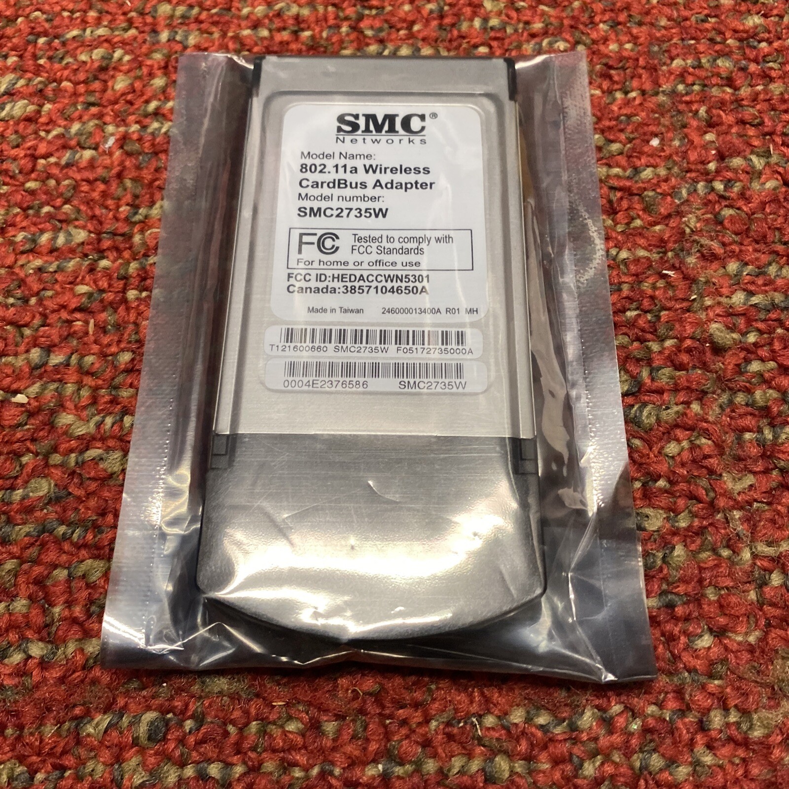 SMC SMC2735W EZ Connect Wireless Cardbus Adapter - NEW