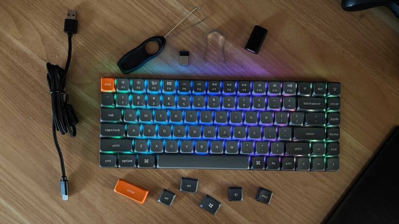 Keychron K3 Max low profile Keyboard w/ RGB LED Backlit Wireless/Wired/2.4gh