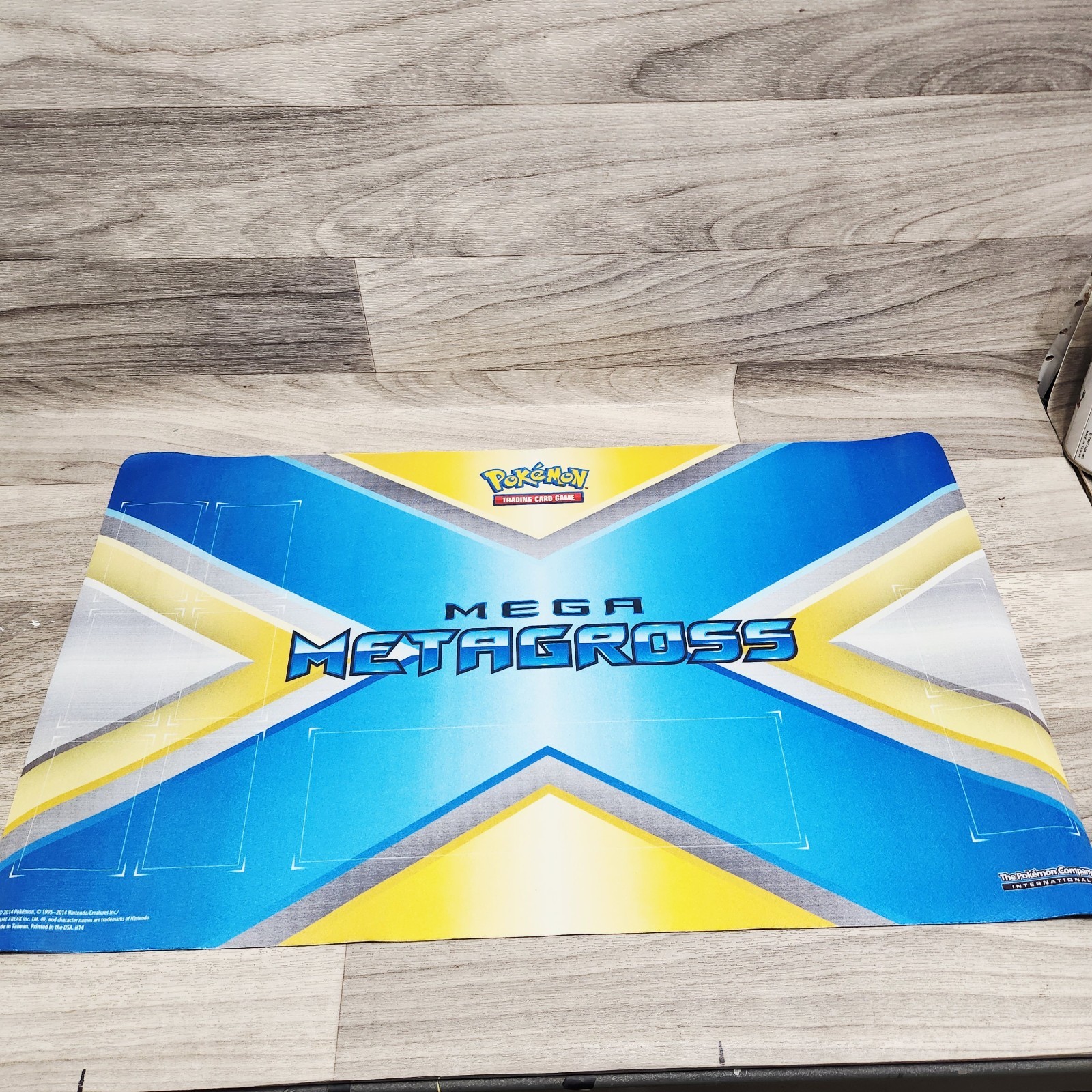 Pokemon TCG Playmat – Mega Metagross – Tabletop Play Mat – 23.5" x 13.5"