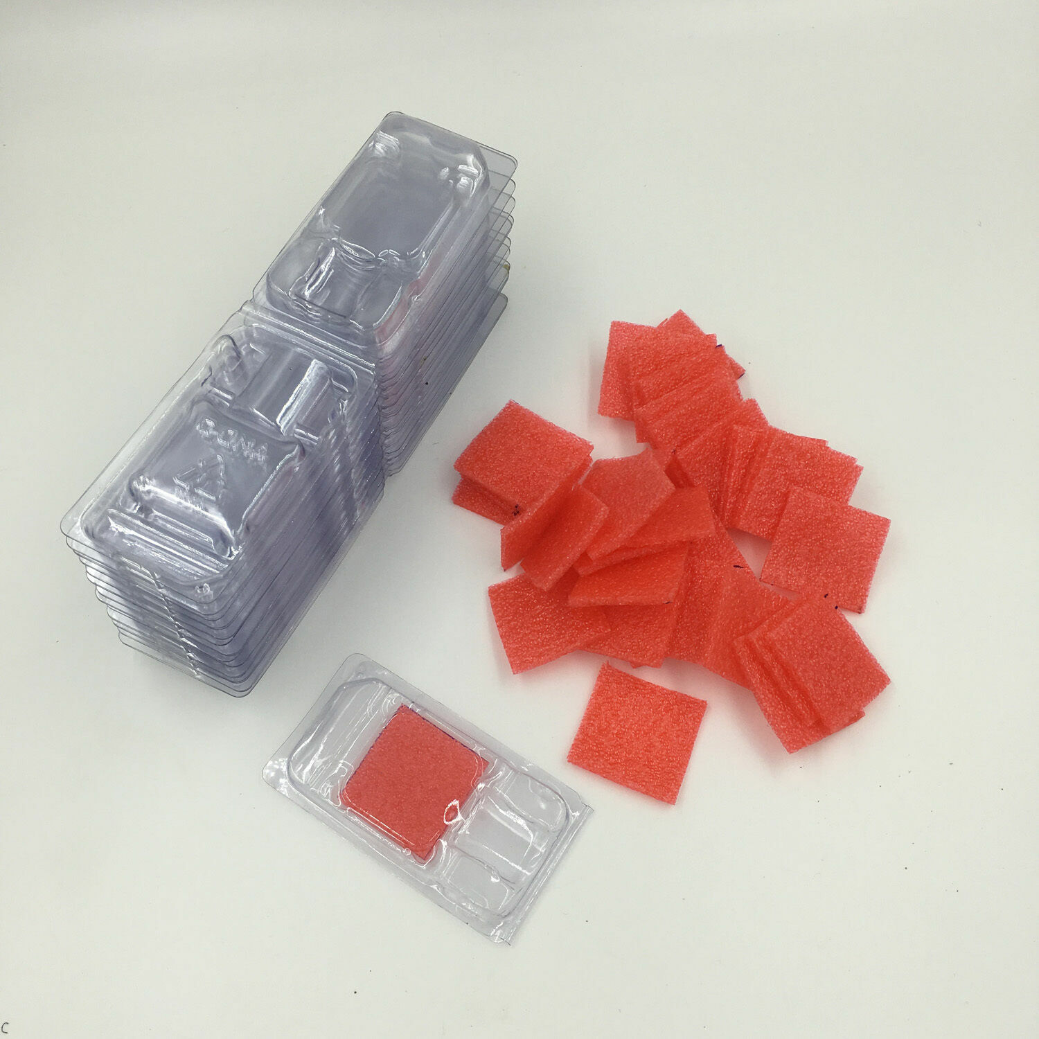 100PCS AMD CPU Clamshell Tray Case For 754 939 AM2 AM3 AM3 FM1 FM2 + EPE pads