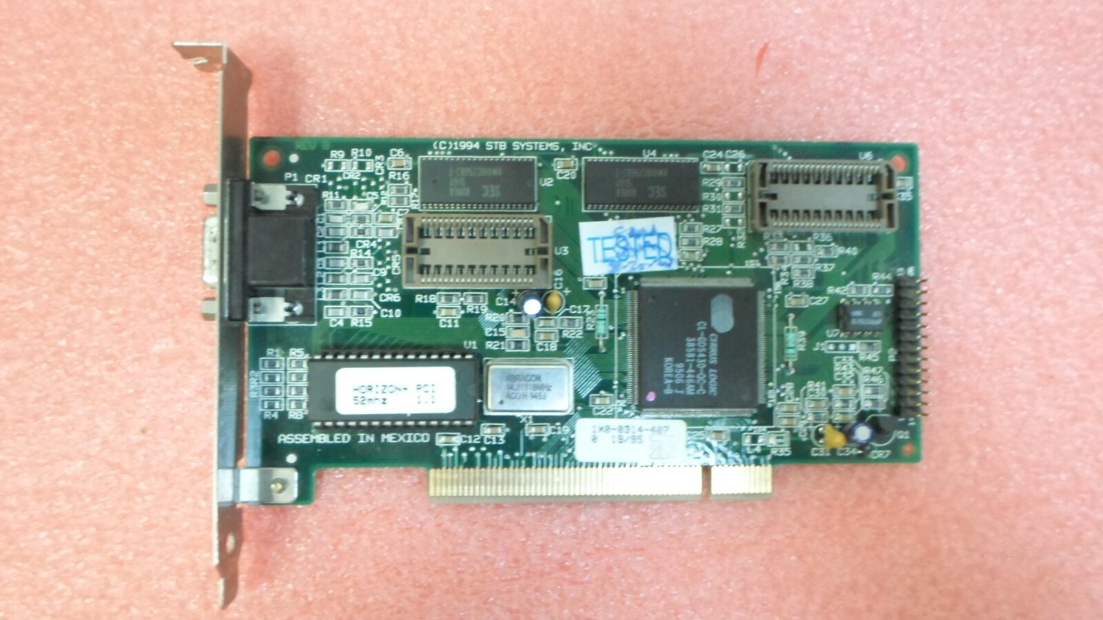 STB SYSTEMS Video card PCI 1X0-0314-407 EKSUSA5434PCI 210-0149-002 REV.B