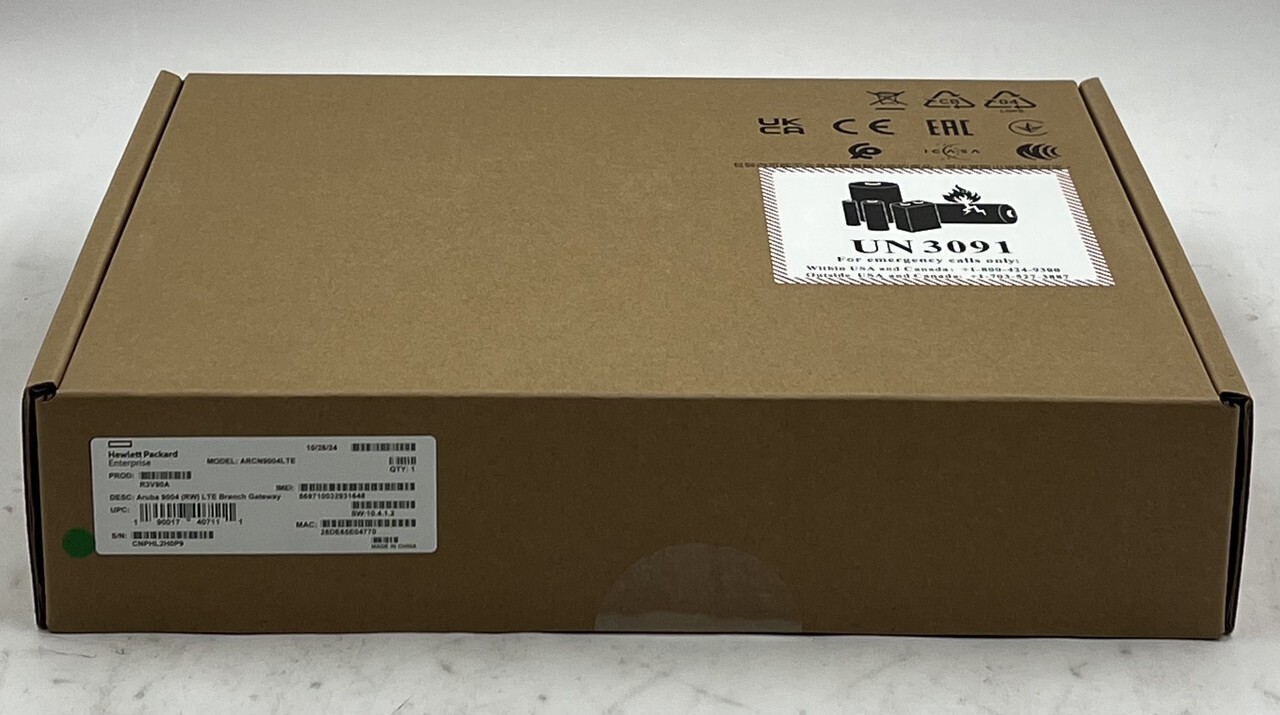 HPE ARUBA R3V90A 9004 (RW) LTE BRANCH GATEWAY ARCN9004LTE