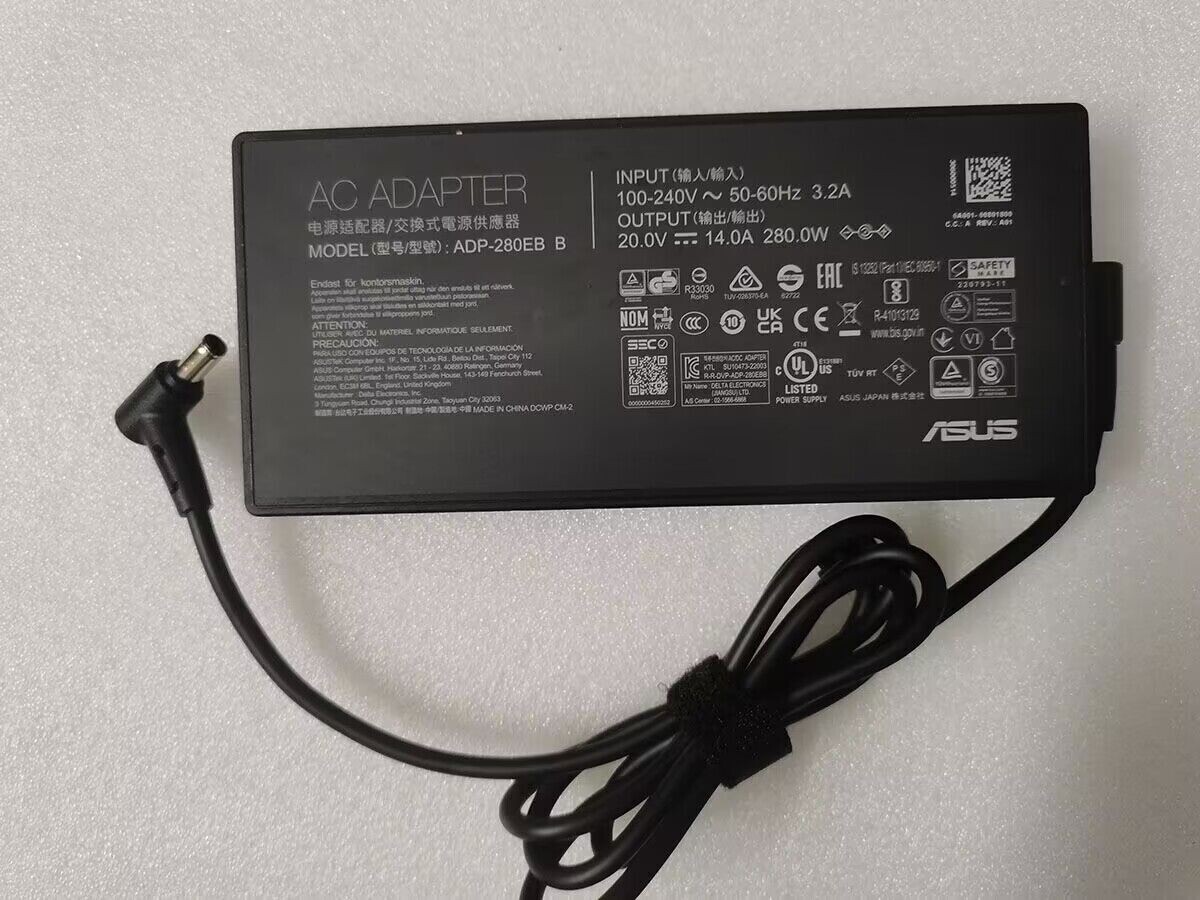ADP-280EB B 6.0mm 280W For ASUS TUF A16 FA617NT Gaming Laptop OEM Asus 20V 14A