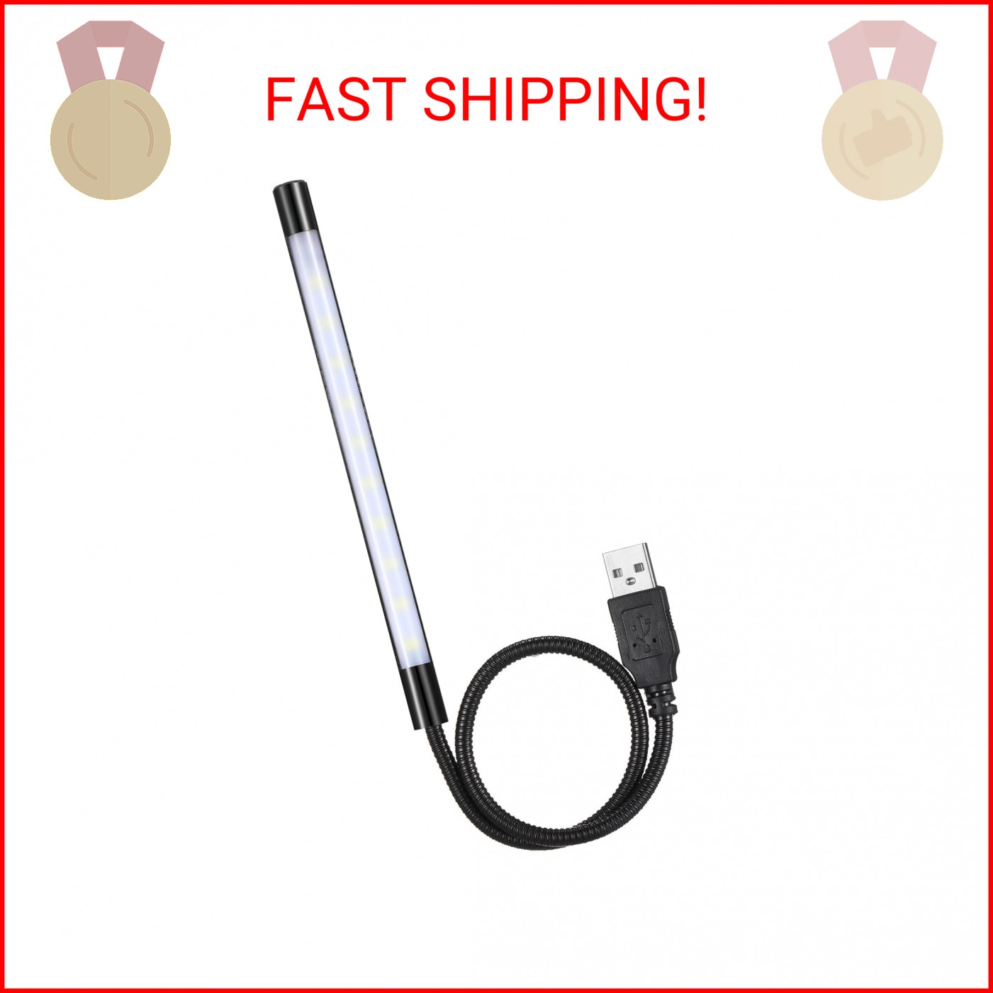 Mudder Portable USB Light Laptop Light for Keyboard Flexible Stick Dimmable Touc
