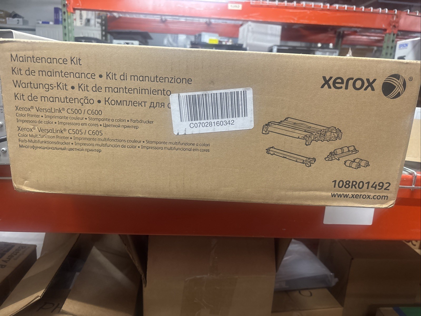 Xerox 108R01492 Maintenance Kit - Black - New Never Opened Box