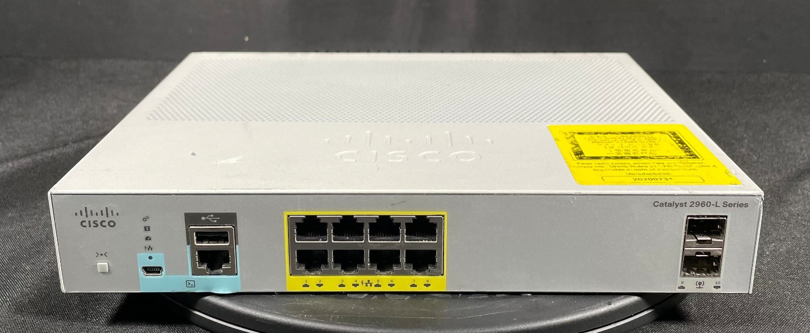 Cisco Catalyst  WS-C2960L-8PS-LL  8Port  Gigabit PoE 2Port GbE SFP Switch