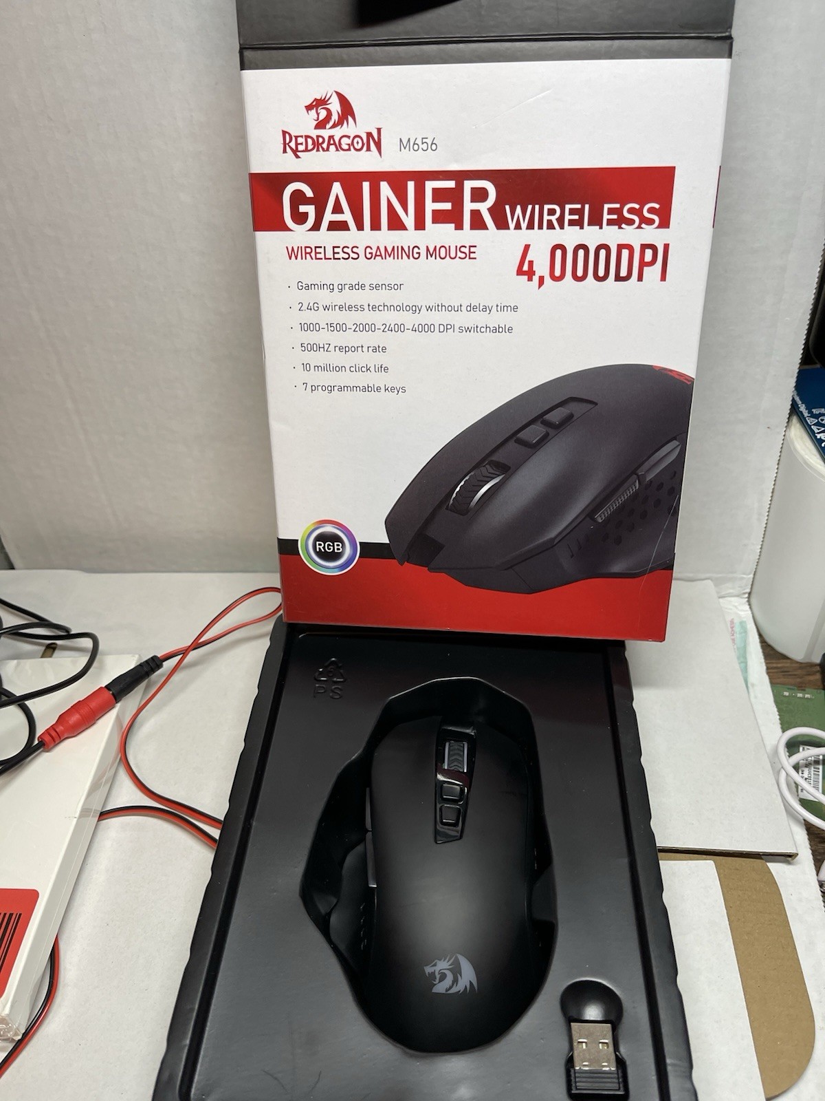 Redragon Gainer RED-M656-R1BK Wireless Gaming Mouse