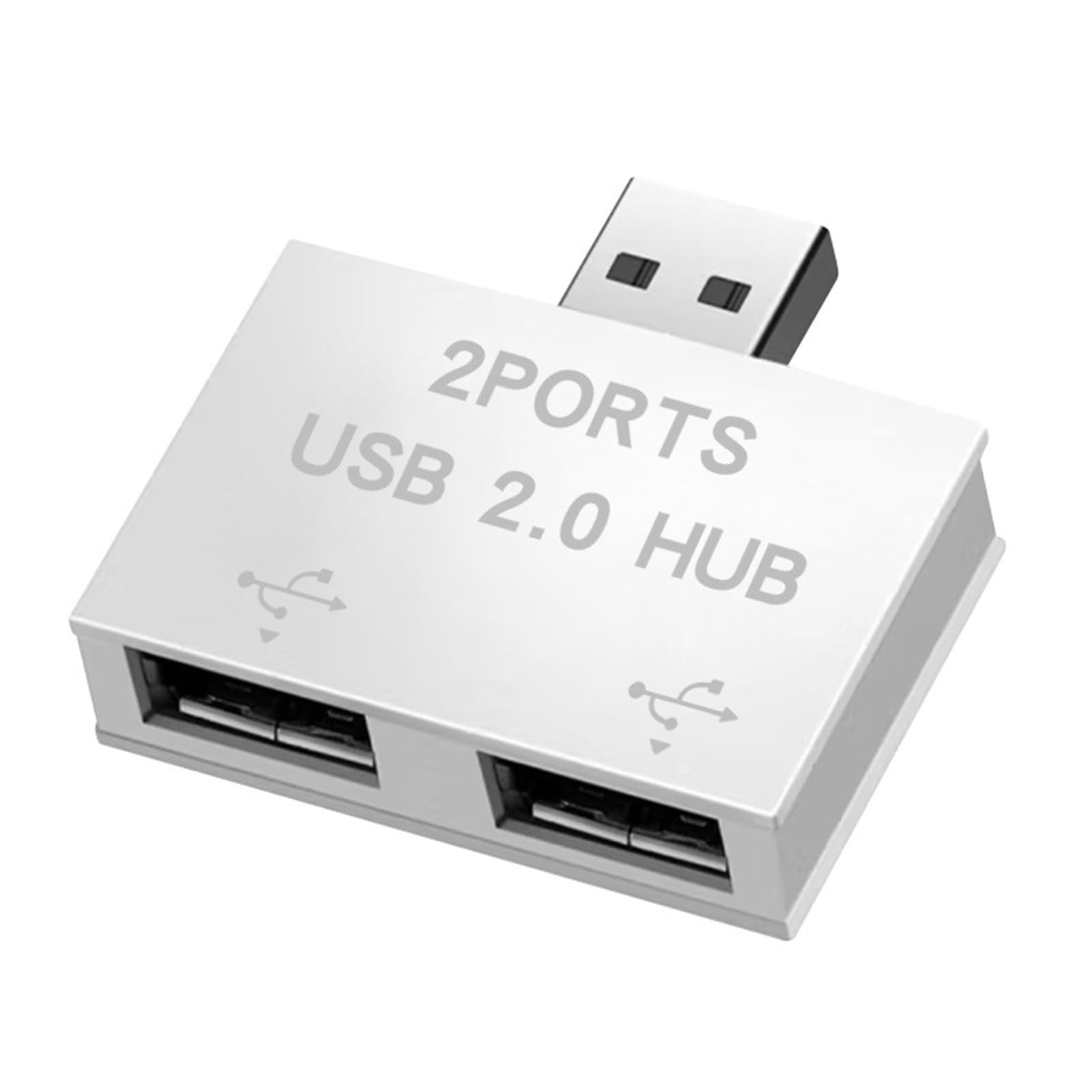 USB 2.0 A to Double USB Female Splitter Adapter for Connecting Printers and C...