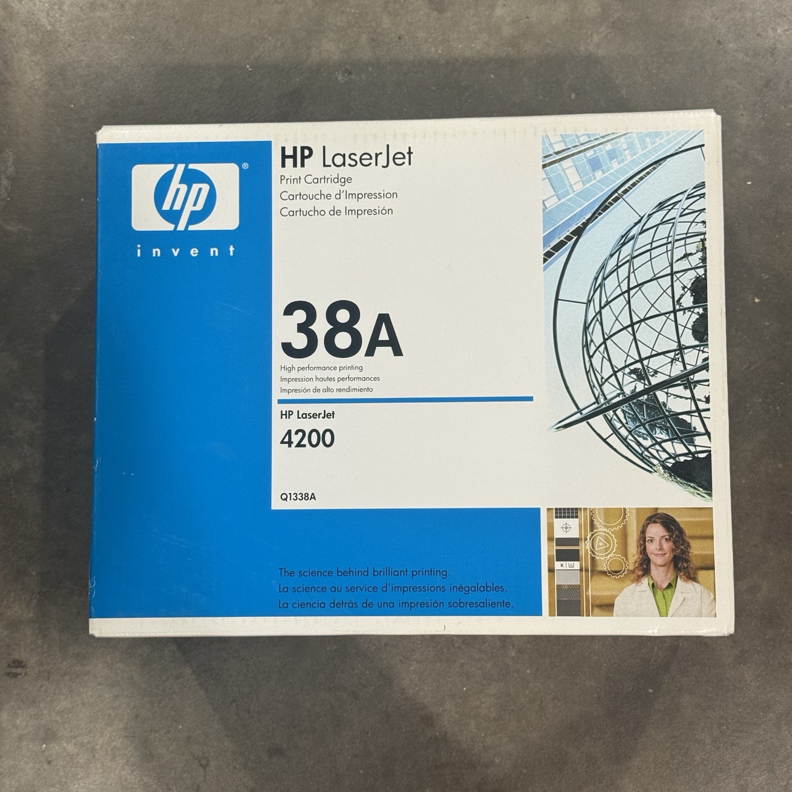 HP 38A Q1338A Geniune Toner Cartridge Brand New / Sealed / Old Stock