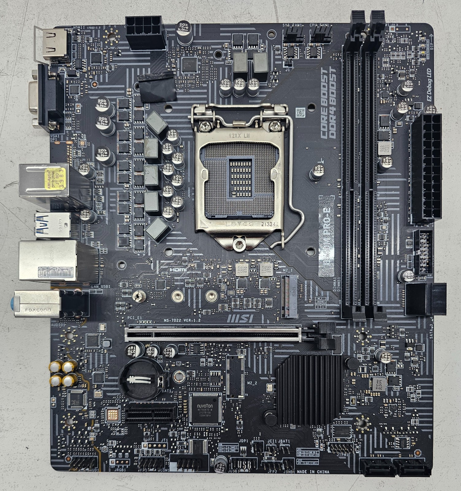 MSI B560M PRO-E LGA 1200 Intel DDR4 Micro ATX Motherboard (FL)
