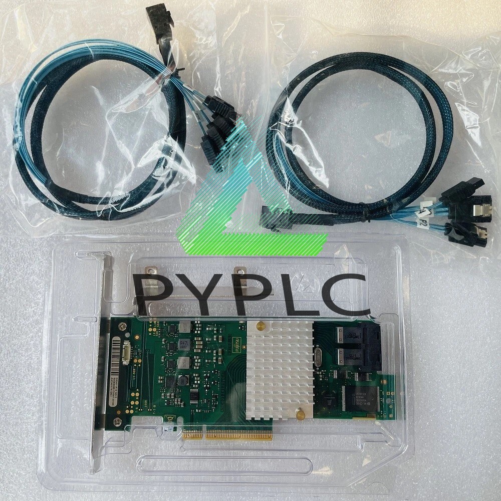 Fujitsu LSI SAS3008 9300-8i HBA Controller 12Gbps IT Mode ZFS TrueNAS+8643 cable