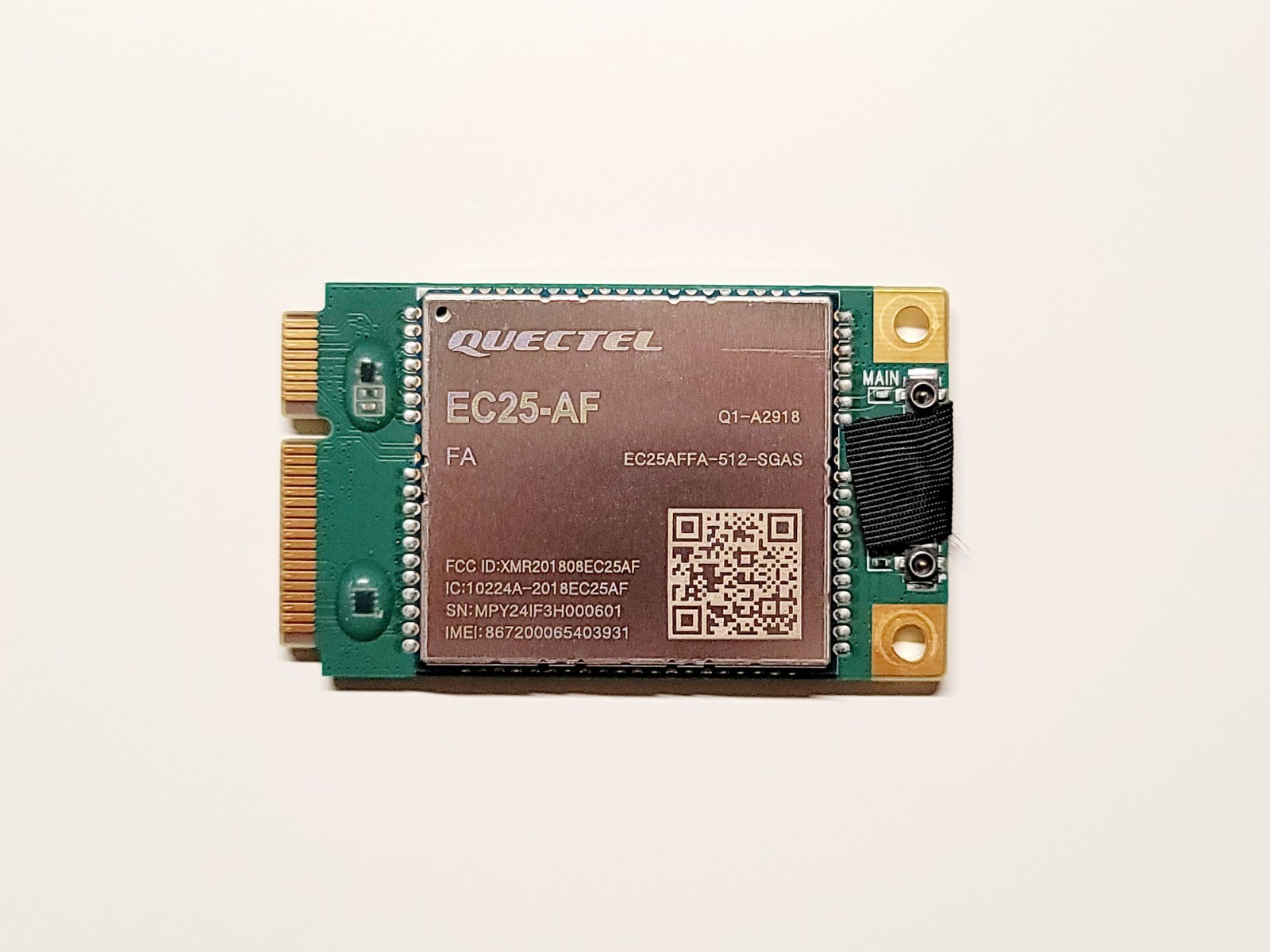 ✅ Quectel EC25-AF EC25AFFA-MINIPCIE-C 4G LTE Cat 4 Mini PCIe Modem Module 