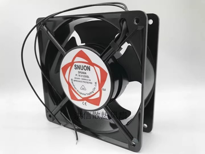 SUNON 12038 DP200A P/N2123XSL 220-240V 0.14A 12CM High Temperature Cooling Fan